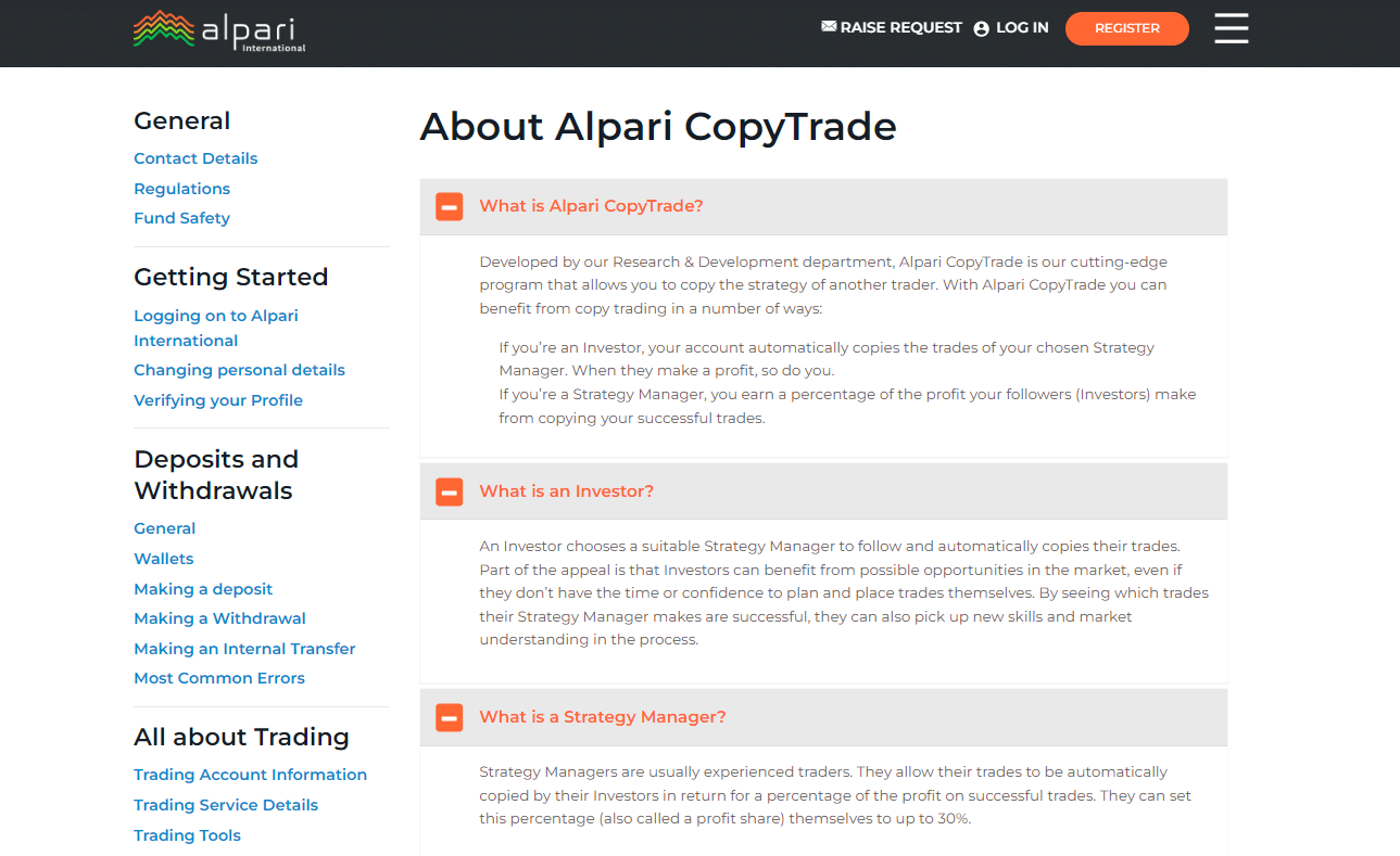 Social Trading with Alpari