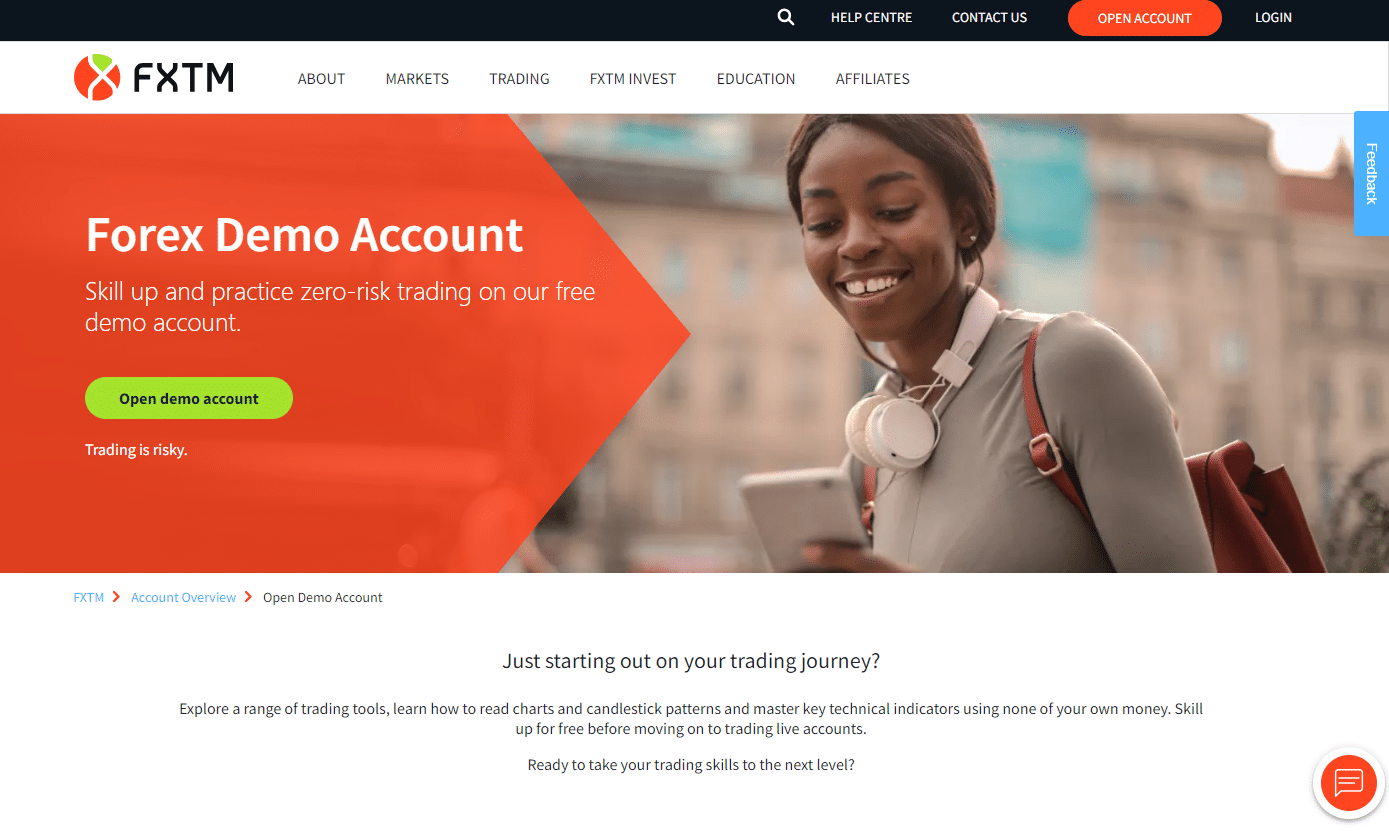 FXTM Demo Account