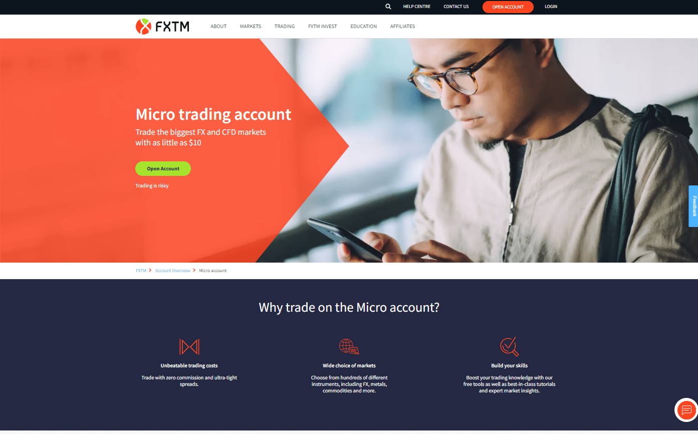 FXTM Micro Account