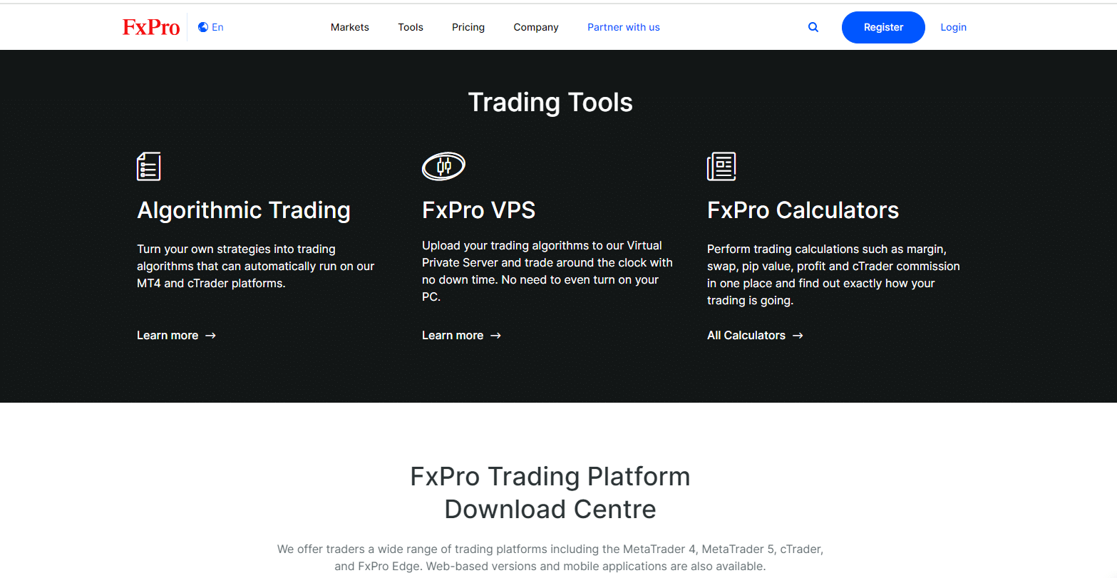 FxPro Cashback Rebates Features and Conditions