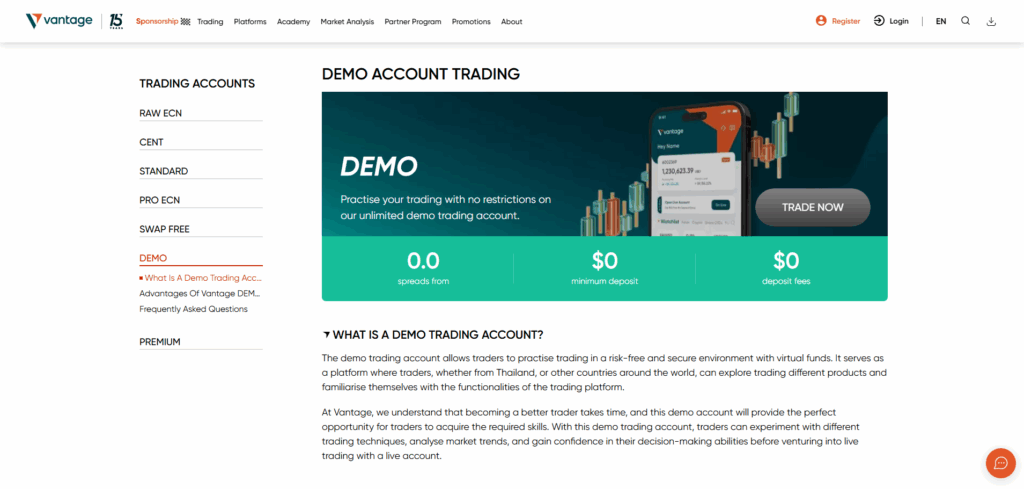 Vantage Markets Review